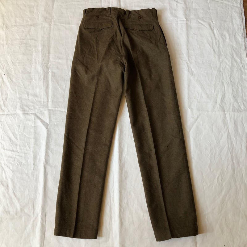 1960's French Army Wool Pants (French Battle Dr