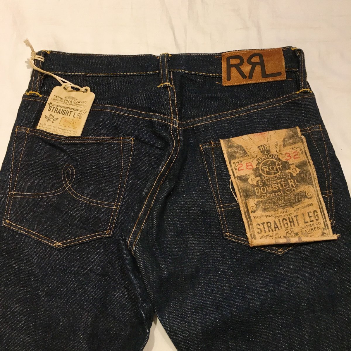 RRL STRAIGHT LEG One Wash Selvage Denim | DIG U RRL STRAIGHT LEG One Wash Selvage Denim | DIG U