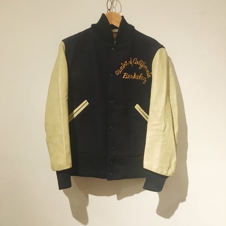 美品　SKOOKUM レターマンジャケット　MADE IN USA ブラック34 スクーカム SKOOKUM USA製 LETTERMAN JACKET レターマン