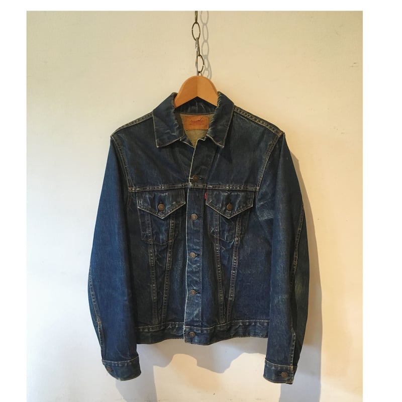 Levi's 70505 vest 70's 60's レア　希少　BIG E 60-70's Levi's 70505-0217 カットオフ デニムベスト 