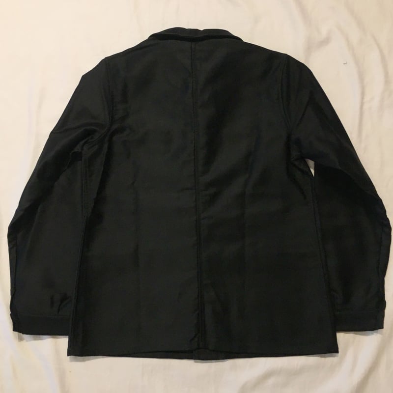 50's Black Moleskin Coverall Jacket | DIG UPPER