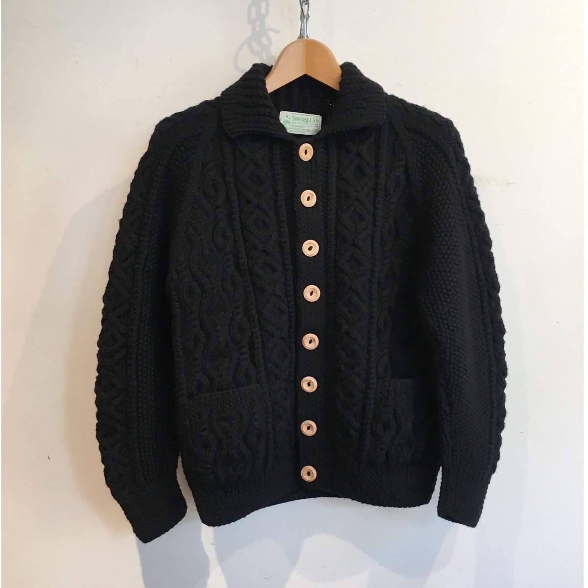 INVERALLAN 3A Cardigan Black 38〜40 | DIG UPPER