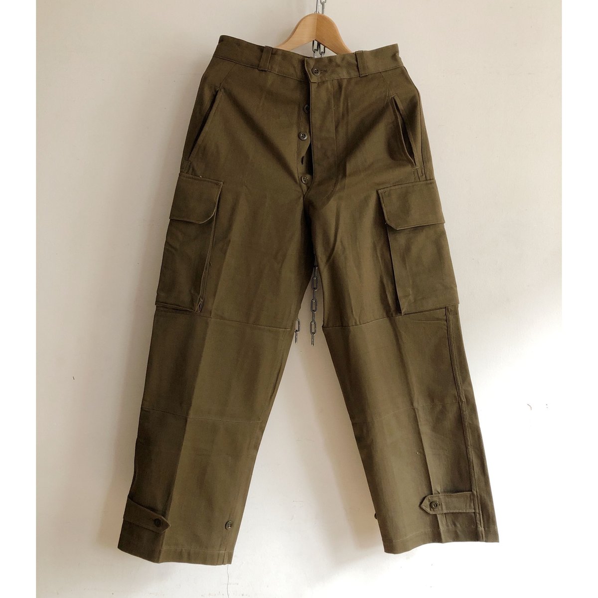 アメリカ軍usaFrench army m47 field trousers 実品 - ペインターパンツ