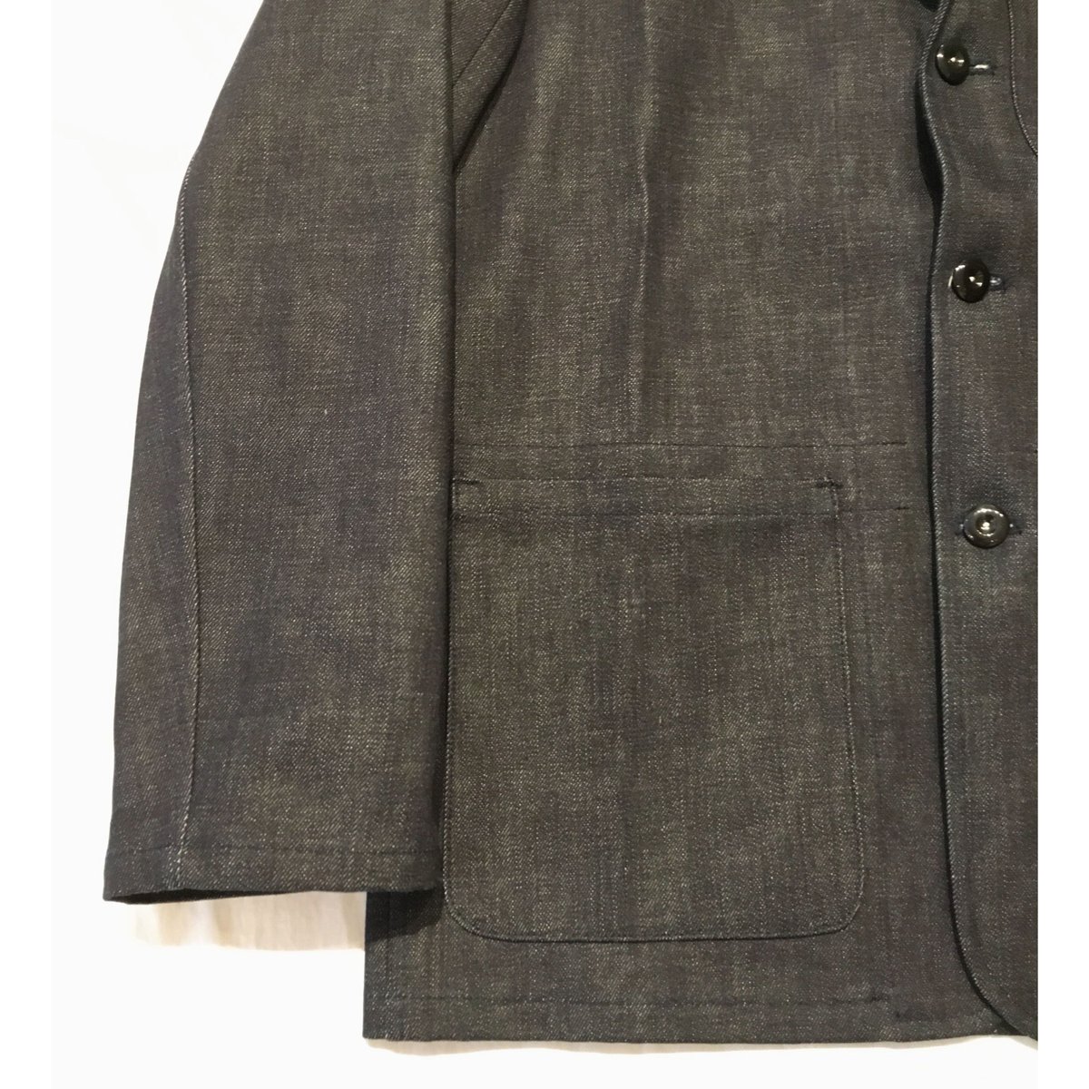 WAYSIDE FLOWER Utility Jacket Selvage Denim | D