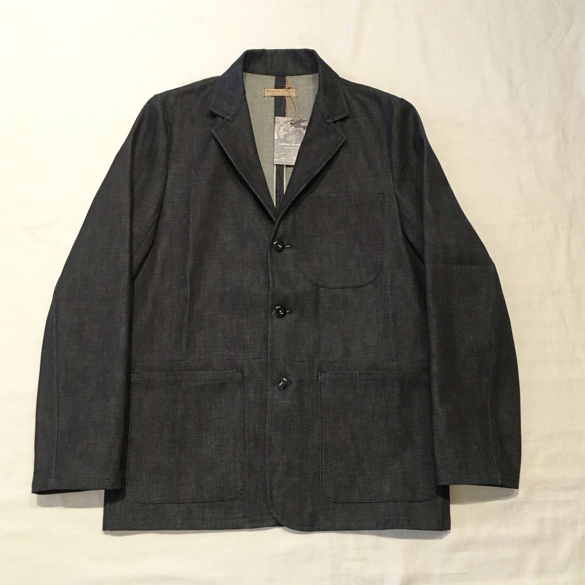 WAYSIDE FLOWER Utility Jacket Selvage Denim | D