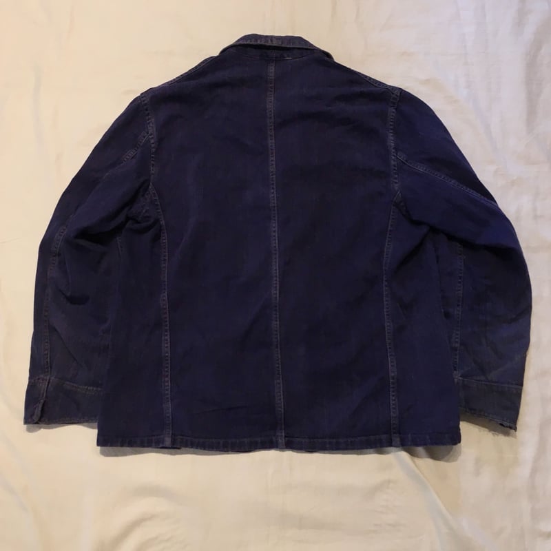 50's HOLD FAST ジャケット　ブルードリル　イギリス　ワーク 50´s HOLD FAST ジャケット ブルードリル イギリス ワーク