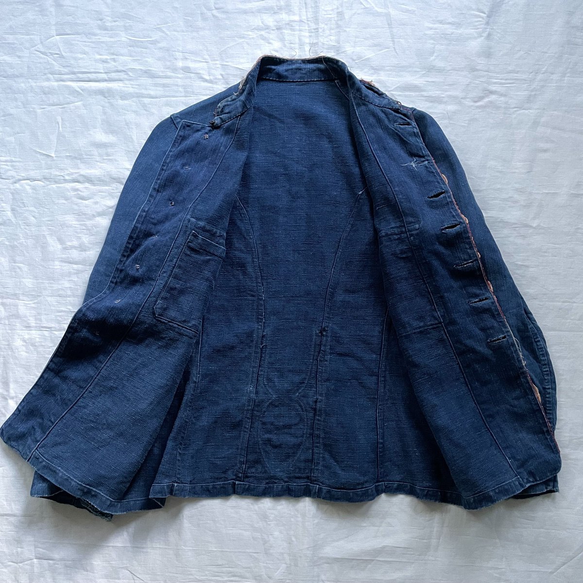 y*o様 〜20's indigo linen french fireman p y*o様 〜20's indigo linen french fireman p - メルカリ