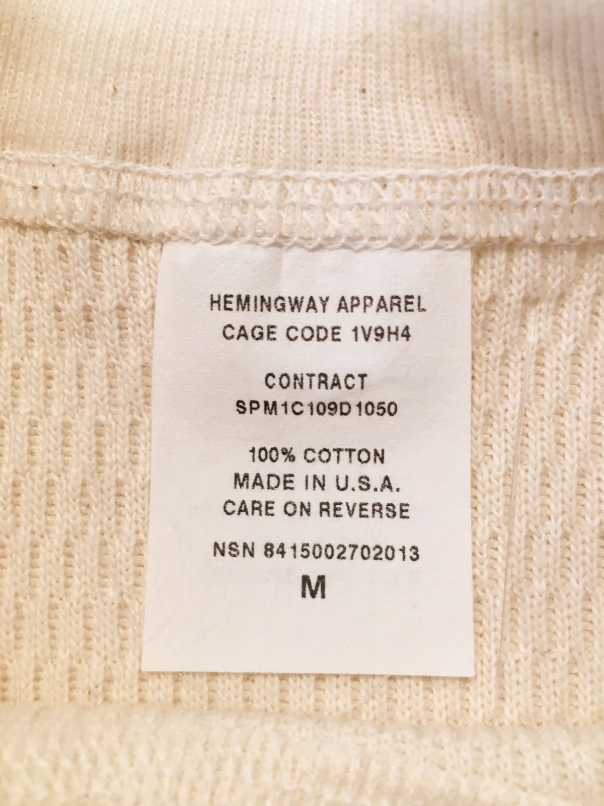 HEMINGWAY APPAREL サーマル DAED STOCK | DIG UPPER