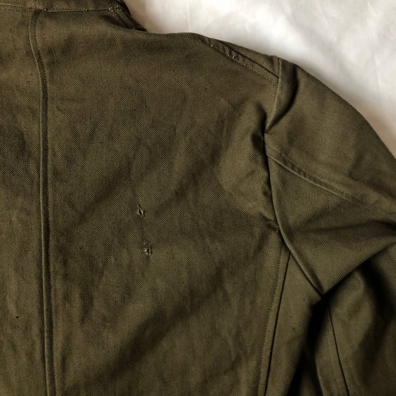 フランス軍/demob jacket/40s/退役軍人 1940's French Military Demob Jacket Wool Felt F