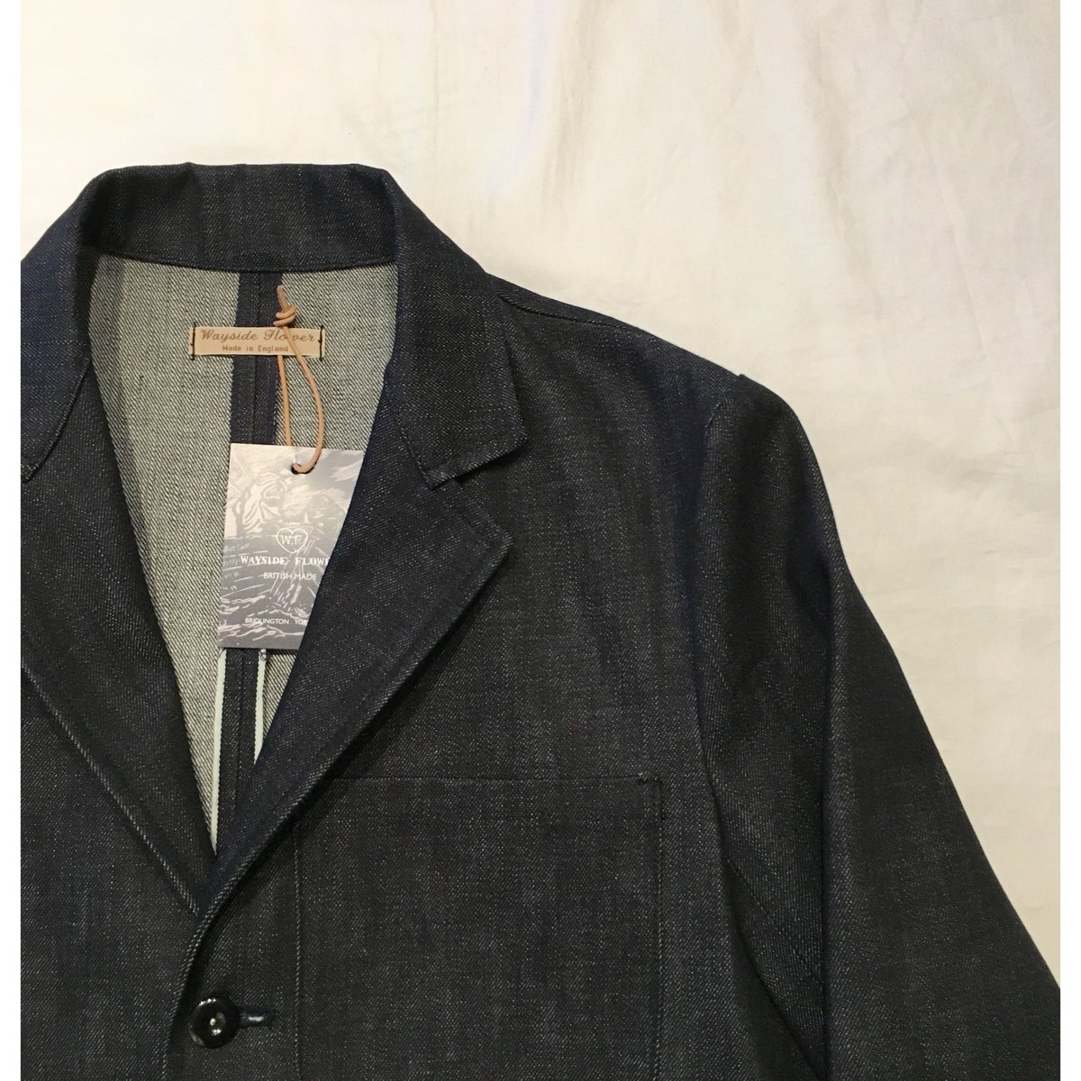 WAYSIDE FLOWER Utility Jacket Selvage Denim | D