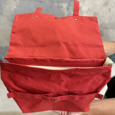 【カッコカワイイミニサイズ】ロットレンダーサッチェルバッグミニ -コメットレッド-