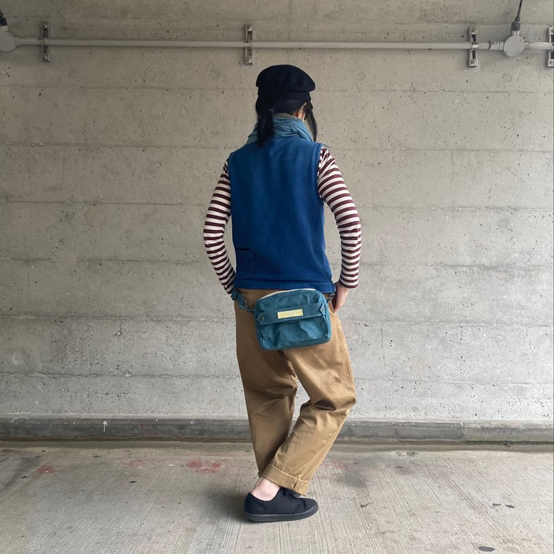 フラップ部分をリニューアル！】ロングショットポシェット -スモーキー