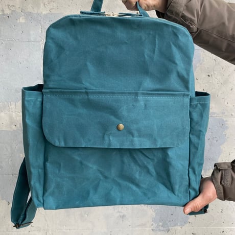 【大きいサイズできました！】レボリューションリュックサックL  -スモーキーブルー-