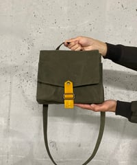 【やっぱりかわいい！】ウィリアムソンサッチェルバッグ  -カーキ/ラッキーマスタード-