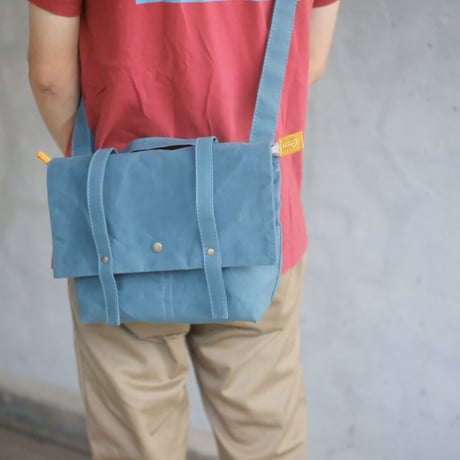 【カッコカワイイミニサイズ】ロットレンダーサッチェルバッグミニ -スモーキーブルー-