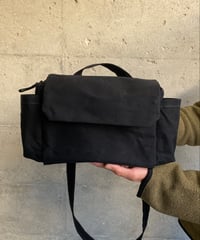 【マイナーチェンジしました！】ハモンドサッチェルバッグ -マッティブラック-