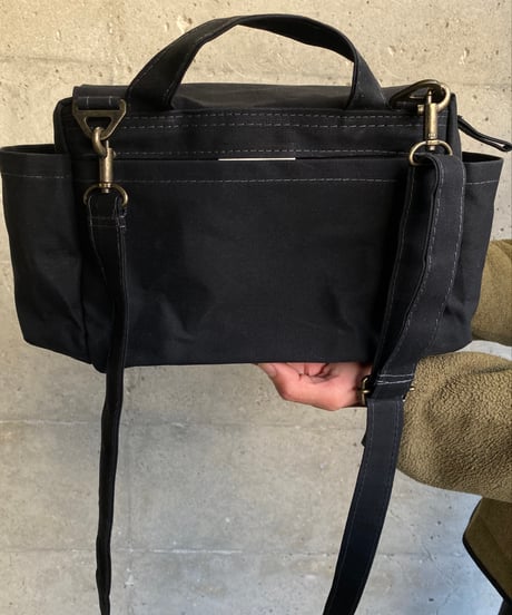 【マイナーチェンジしました！】ハモンドサッチェルバッグ -マッティブラック-
