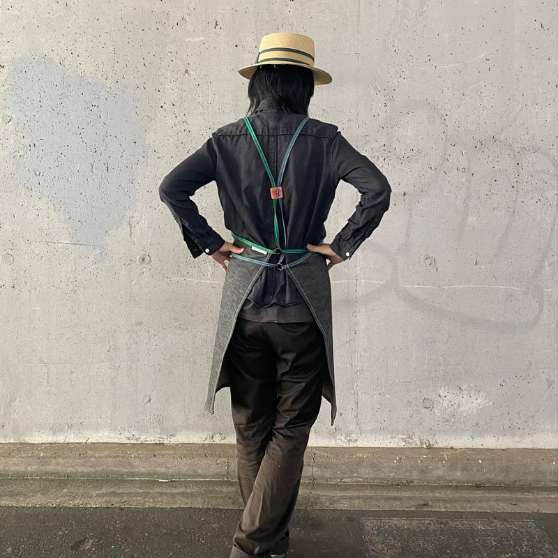 atlast&co エプロン 公式] オックス首かけエプロン T8334