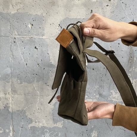 【カッコカワイイミニサイズ】ロットレンダーサッチェルバッグミニ -コンブオリーブ-