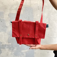 【カッコカワイイミニサイズ】ロットレンダーサッチェルバッグミニ -コメットレッド-