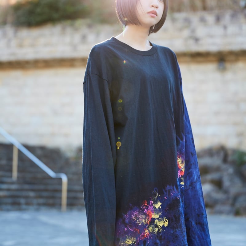 Long T-shirt 「善悪」 | shizumi