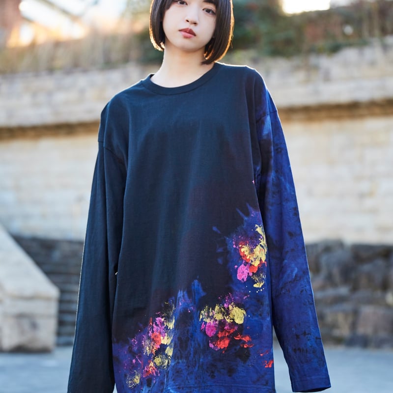 Long T-shirt 「善悪」 | shizumi