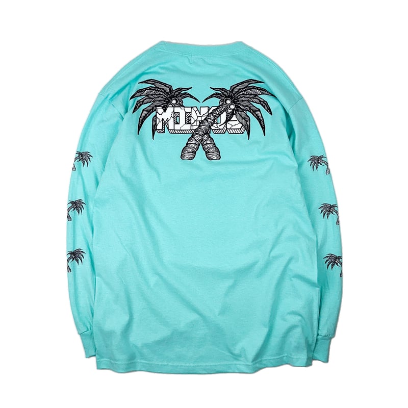 X PALM TREE L/S TEE | minos STORE