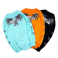 X PALM TREE  L/S TEE