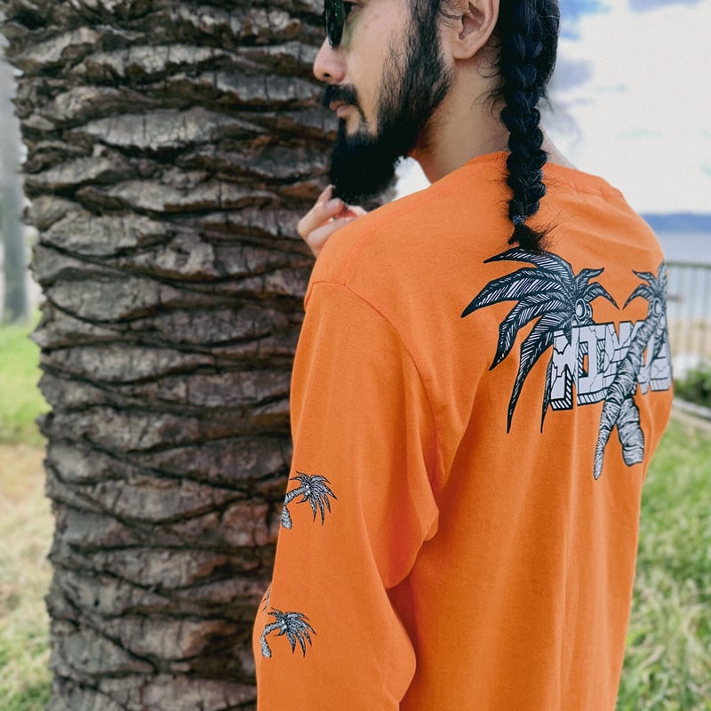 X PALM TREE L/S TEE | minos STORE
