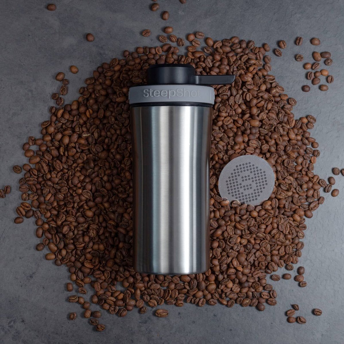 Steepshot スティープショット コーヒー 圧力でわずか30秒！ SteepShot（スティープショット）って最高かも