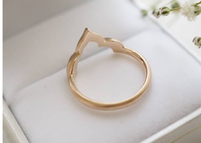 美品★K10 カガンジュエリー　モロッカンハーフリング11 Moroccan] half リング | Kagann ＜カガン＞