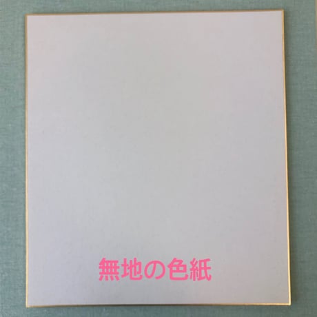 受注制作　「世界に一つだけの書き下ろし」お名前色紙　手書きのメッセージカード、紙袋付き