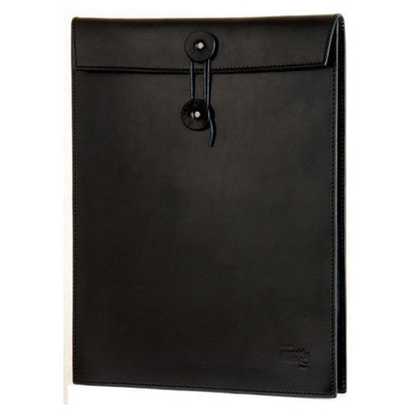 パリスさん先約【新古品】国鞄 A4高級レザー書類ケース 黒 パリスさん