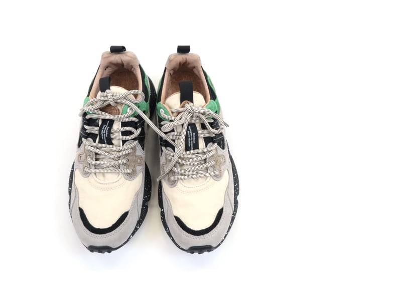 Flower MOUNTAIN / YAMANO3 / Beige×Green / BLACK