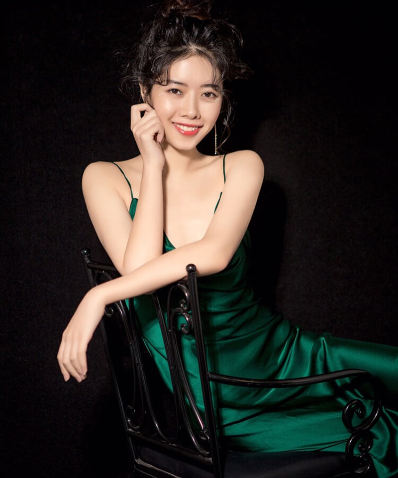 高級シルクサテン シルク100％ スリングロングドレス | MAYUDAMA