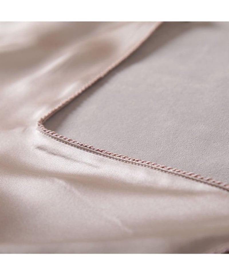 MAYUDAMAシルク)重厚シルク スリップ 絹100％ インナー キャミソール