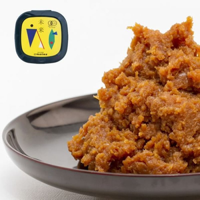 自然栽培みそ 未来（マルカワみそ） 400g | ベジフルマルシェ