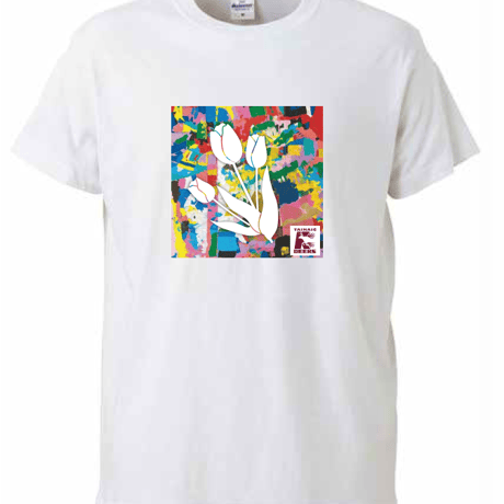 DEERS チューリップTシャツ（白）