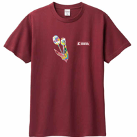 DEERS チューリップTシャツ（バーガンディ）