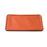 FLEX LEATHER TRAY - Orange