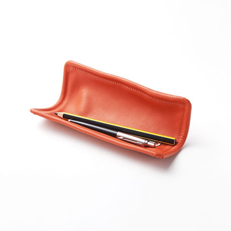 FLEX LEATHER TRAY - Orange | 100percent オンラインストア
