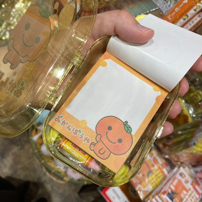 みかんぼうやミニキャリーメモセット | 道後お土産センター 絣屋本店