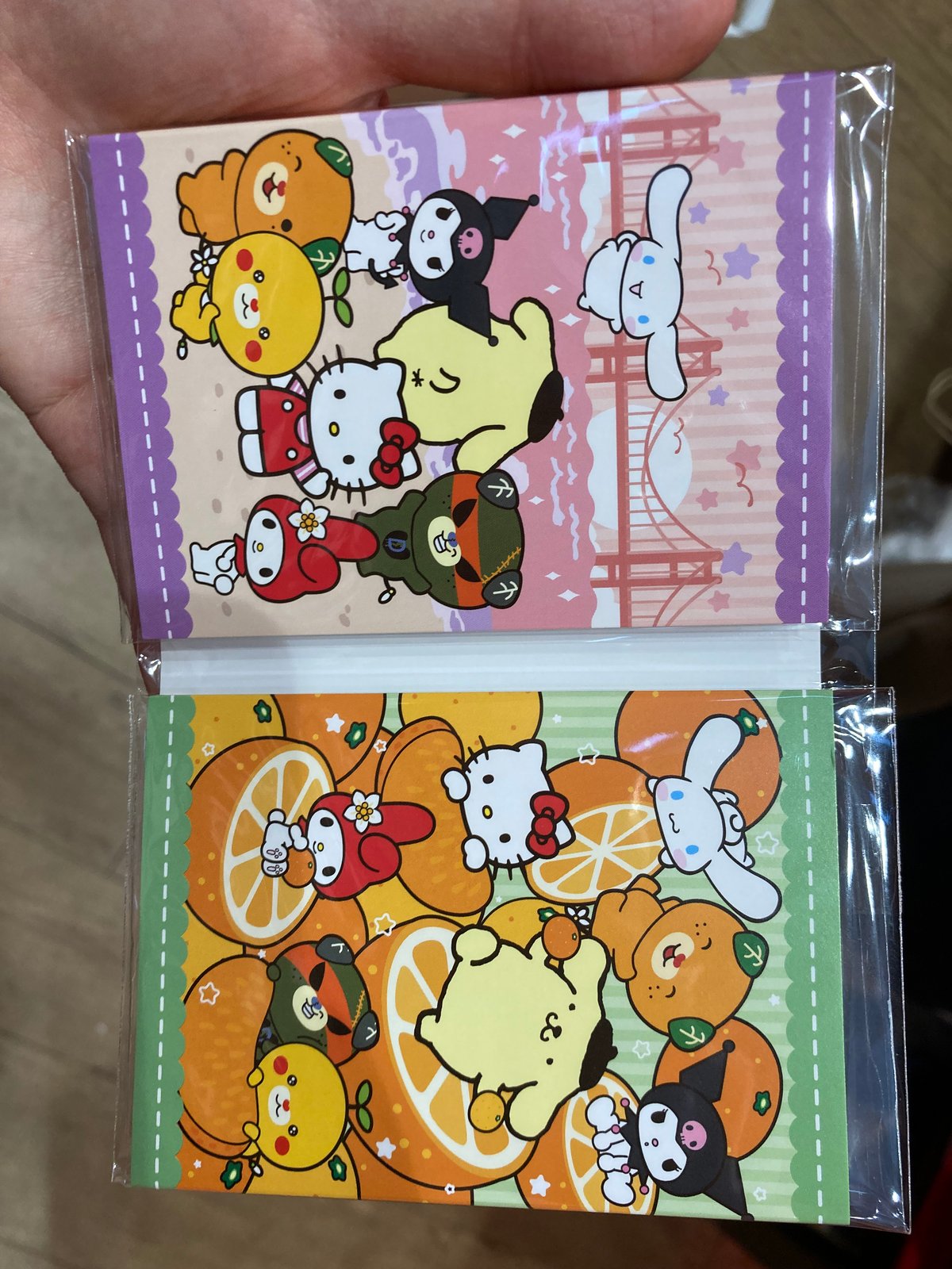 みきゃん＆サンリオコラボ限定パタパタメモ | 道後お土産センター 絣屋本店