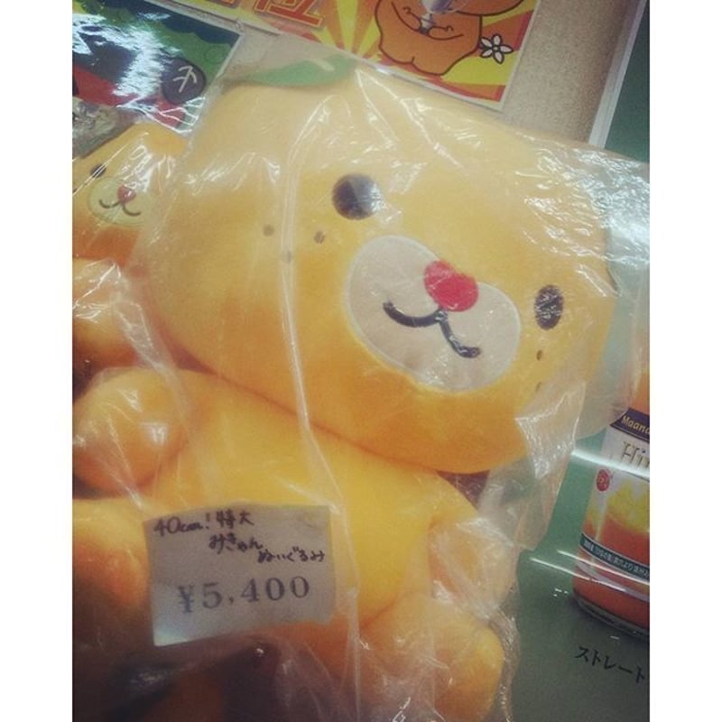 みきゃんのぬいぐるみ（特大） | 道後お土産センター 絣屋本店