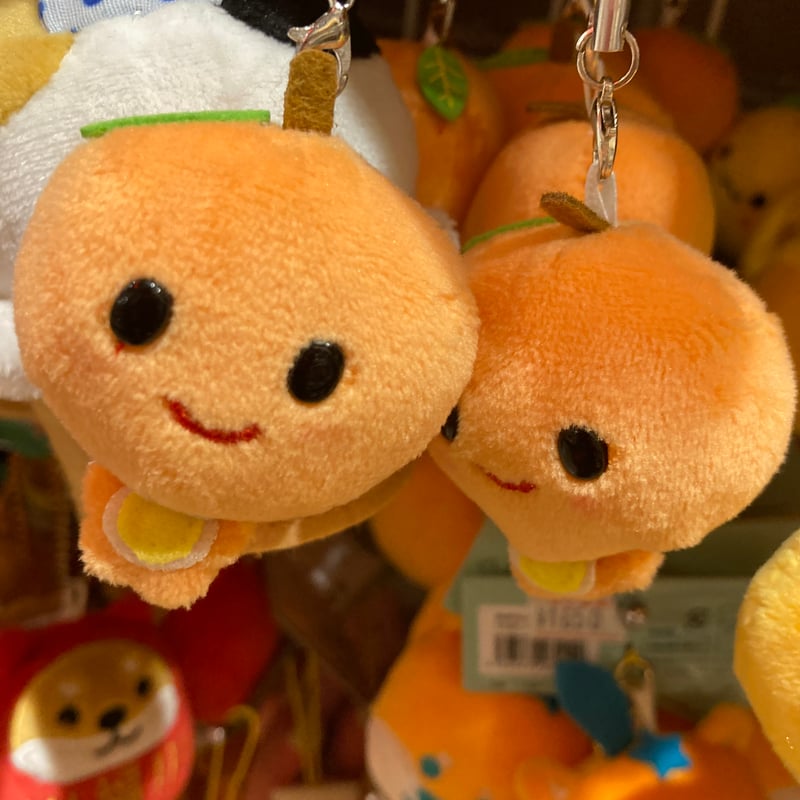 みかんちゃんbaby ぬいぐるみストラップ | 道後お土産センター