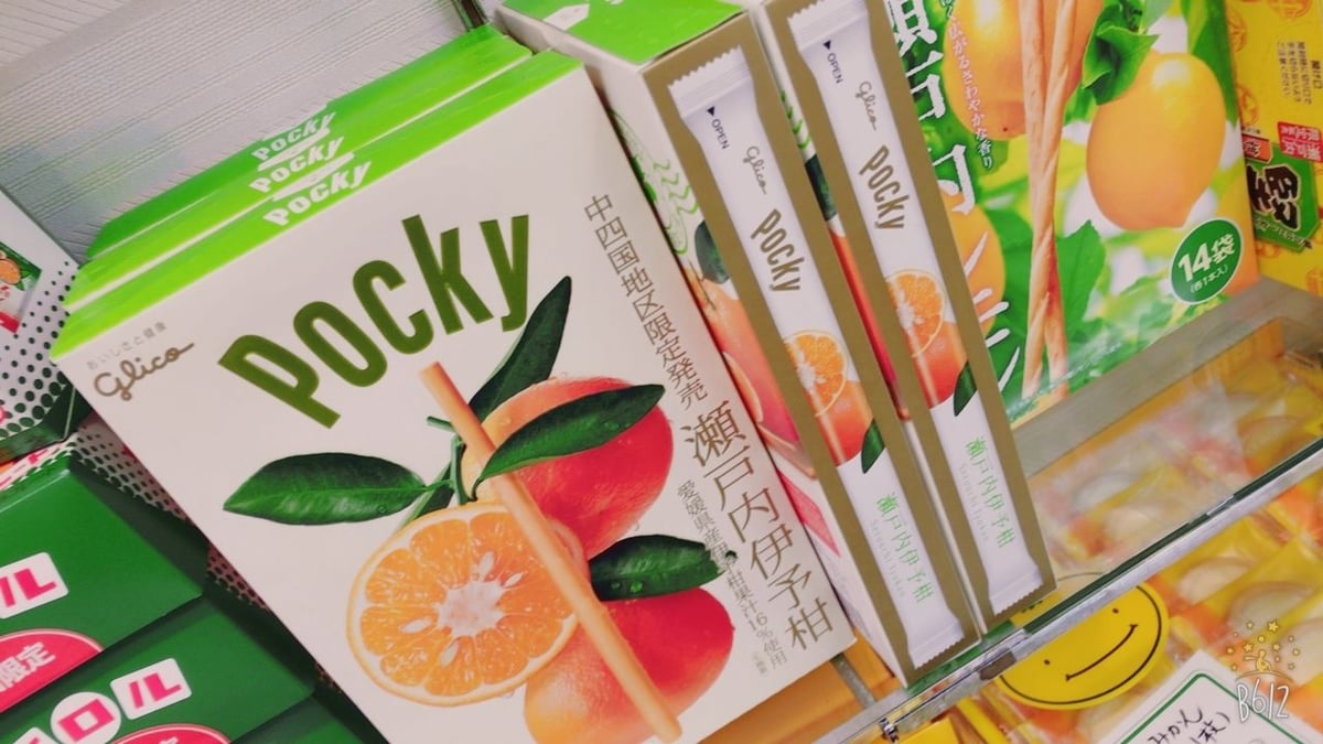 中四国限定瀬戸内伊予柑ポッキー | 道後お土産センター 絣屋本店