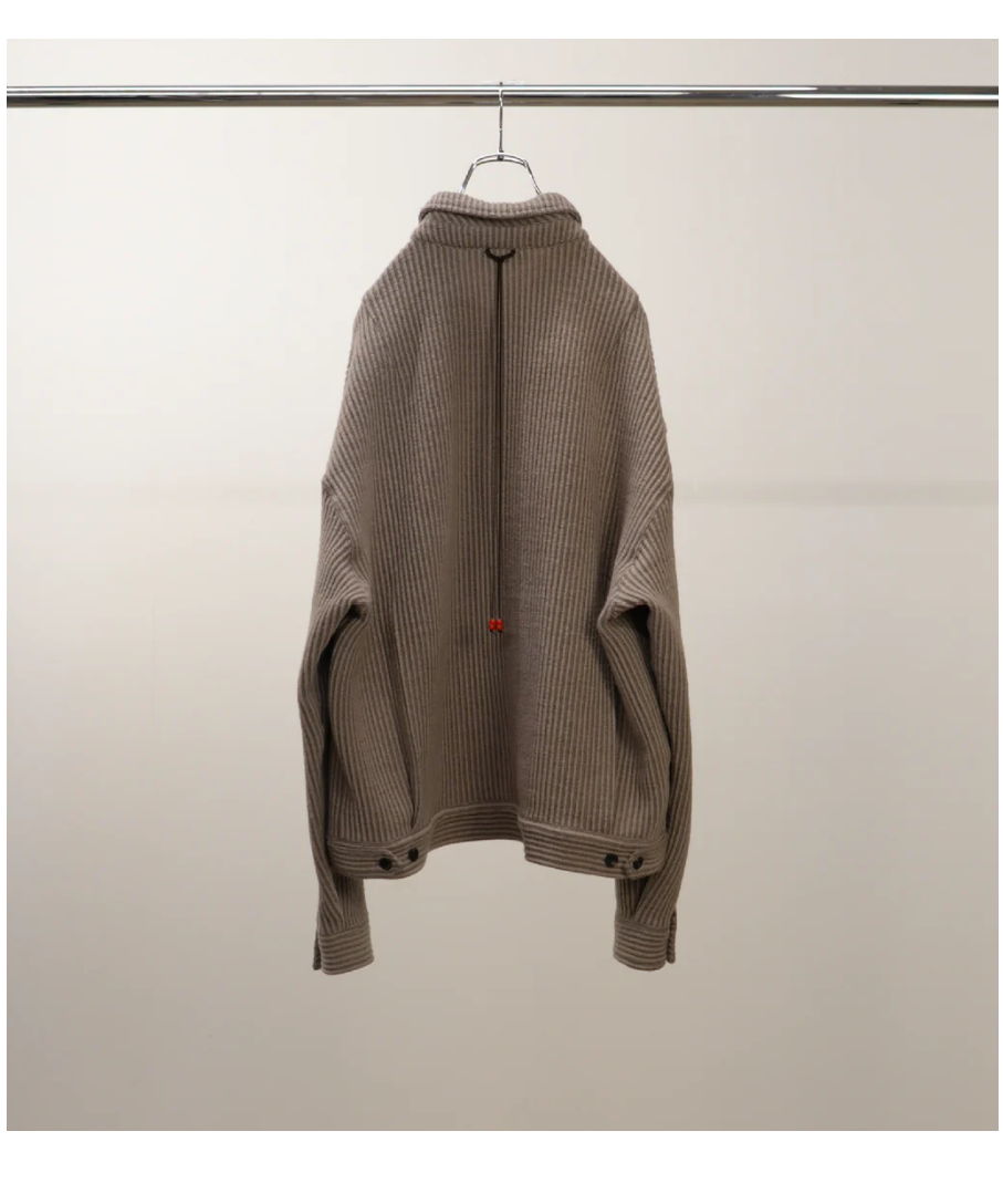ANCELLM（アンセルム）】WOOL CORDUROY WORK SHIRT JACKET