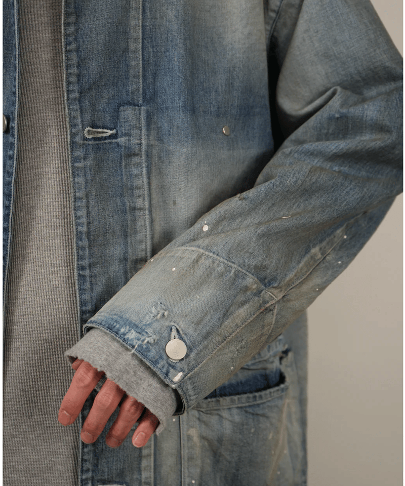 ANCELLM(アンセルム)】DENIM COVERALL -INDIGO | tadayoi ANCELLM(アンセルム)】DENIM COVERALL -INDIGO | tadayoi