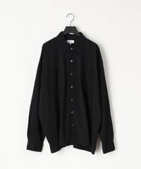 【KANEMASA PHIL.（カネマサ フィル）】 36G Nylon Balise Shirt -BLACK DYE