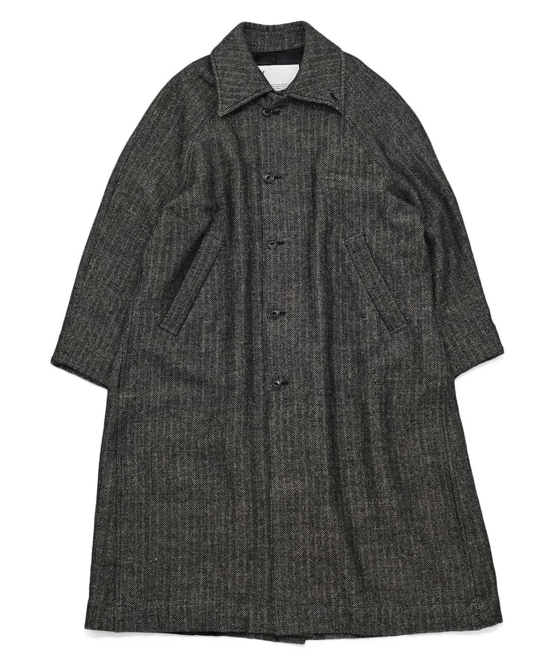 VOAAOV （ヴォアーブ）】/ WOOL LINEN HERRINGBONE Long C